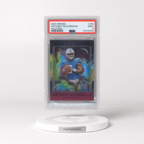 2023 Panini Origins #105 Anthony Richardson - Holo Red (PSA 9 MINT)