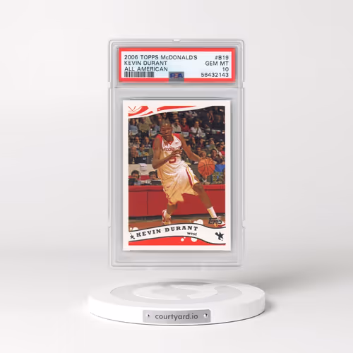 2006 Topps McDonald's All American #B19 Kevin Durant (PSA 10 GEM MINT)