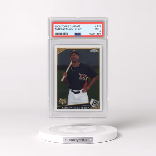 2009 Topps Chrome #213 Andrew McCutchen (PSA 9 MINT)