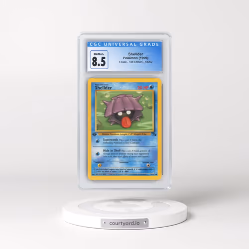 1999 Fossil #54/62 Shellder - 1st Edition 1st Edition (CGC 8.5 NM-MT+)