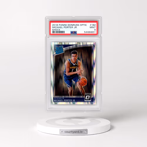2018 Panini Donruss Optic #182 Michael Porter Jr. - Shock (PSA 9 MINT)