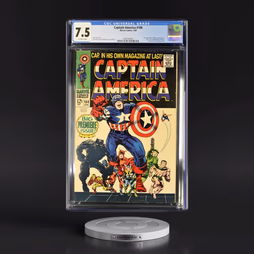 Captain America #100 CGC 7.5 Off-white Pages (Marvel Comics, 4/68) - Universal