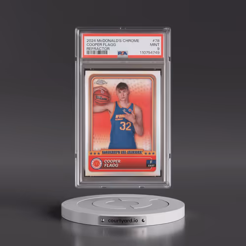 2024 Topps Chrome McDonald's All American #78 Cooper Flagg - Refractor (PSA 9 MINT)