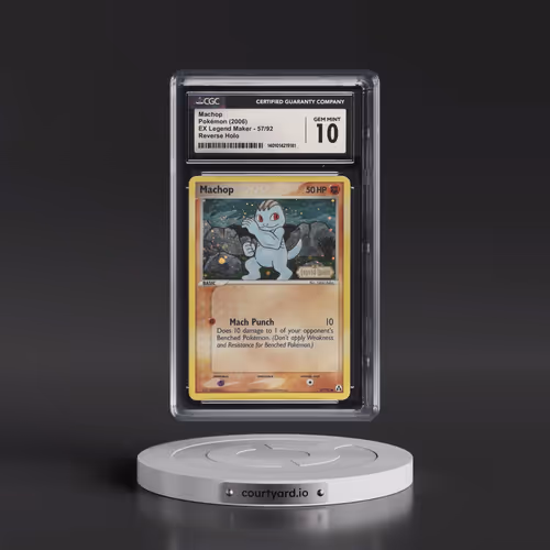 2006 EX Legend Maker #57 Machop - Holo (CGC 10 GEM MINT)