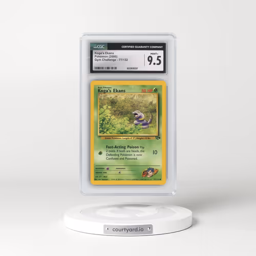 2000 Gym Challenge #77/132 Koga's Ekans (CGC 9.5 MINT+)