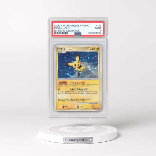 2008 Pokémon Promo #112 Pichu - Holo DP Card Exchange (PSA 9 MINT)