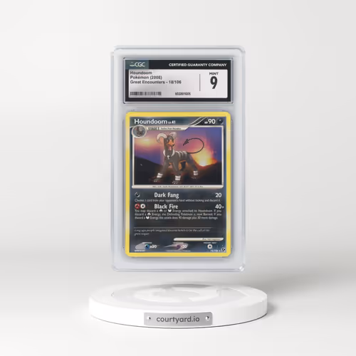 2008 Great Encounters #18/106 Houndoom (CGC 9 MINT)