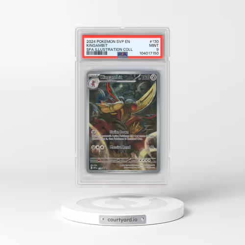 2024 Pokémon Svp EN-SV Black Star Promo #130 Kingambit - Shrouded Fable Illustration Collection (PSA