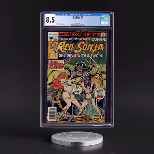 Red Sonja #3 CGC 8.5 White Pages (Marvel Comics, 5/77) - Universal