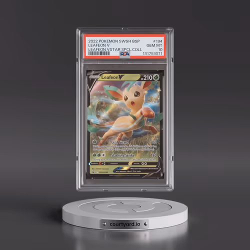 2022 Pokémon Swsh Black Star Promo #194 Leafeon V - Holo Leafeon Vstar Special Collection (PSA 10 GE