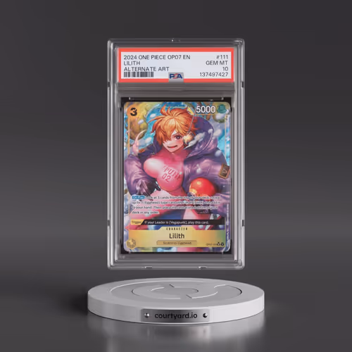 2024 One Piece 500 Years in the Future #111 Lilith - Alternate Art (PSA 10 GEM MINT)