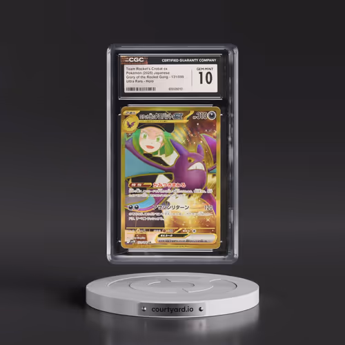 2025 Pokémon SV10-Glory of Team Rocket #131 Team Rocket's Crobat EX - Holo Ultra Rare (CGC 10 GEM MI