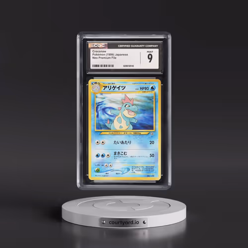 1999 Neo Premium File Croconaw - No Rarity (CGC 9 MINT)