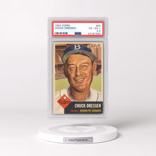 1953 Topps #50 Chuck Dressen (PSA 4.5 VG-EX+)