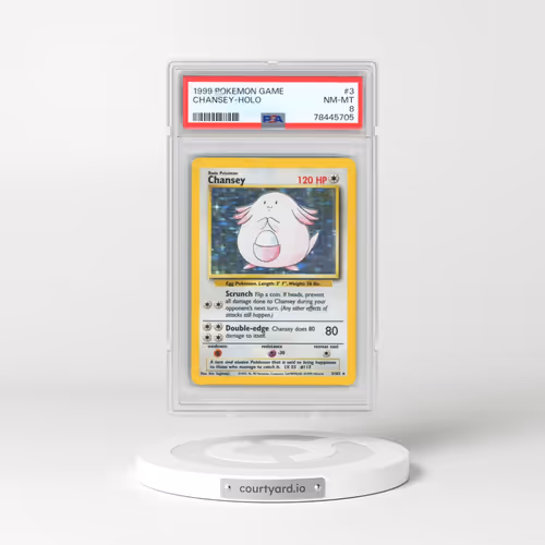 1999 Pokémon Game #3 Chansey - Holo (PSA 8 NM-MT)