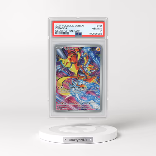 2024 Pokémon Scr EN-Stellar Crown #151 Zeraora - Illustration Rare (PSA 10 GEM MINT)