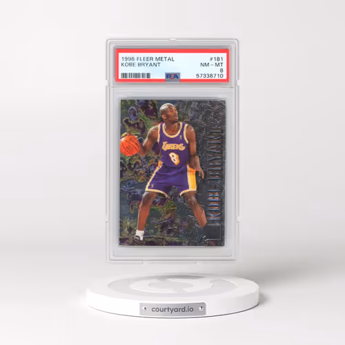 1996 Metal #181 Kobe Bryant (PSA 8 NM-MT)