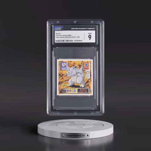 2000 Hyper Sticker Collection Part 3 (2000) #529 Rhydon (CGC 9 MINT)