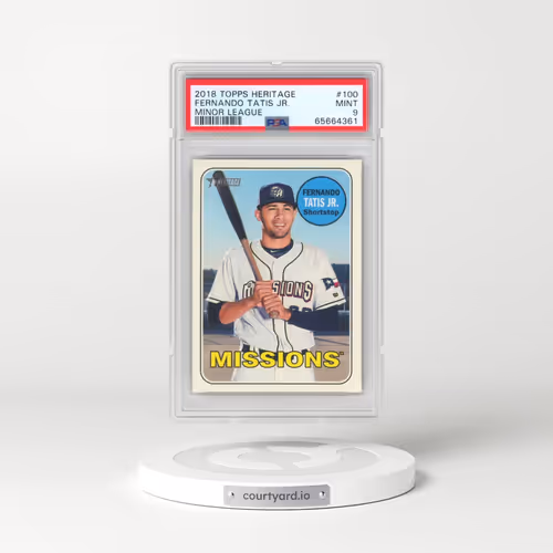 2018 Topps Heritage Minor League #100 Fernando Tatis Jr. (PSA 9 MINT)
