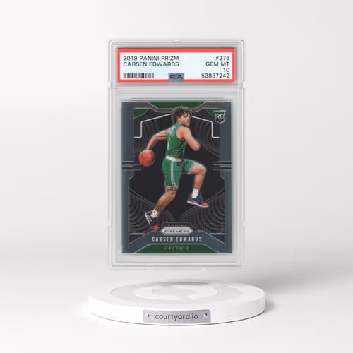 2019 Panini Prizm #276 Carsen Edwards (PSA 10 GEM MINT)