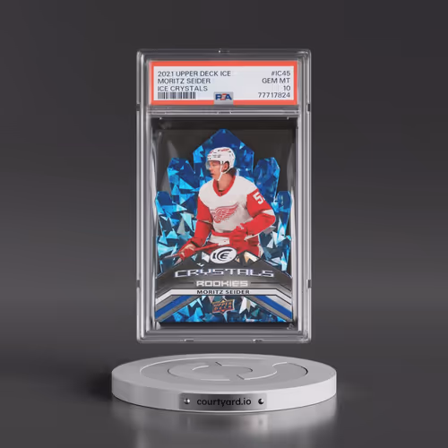 2021 Upper Deck Ice Ice Crystals #IC45 Moritz Seider (PSA 10 GEM MINT)