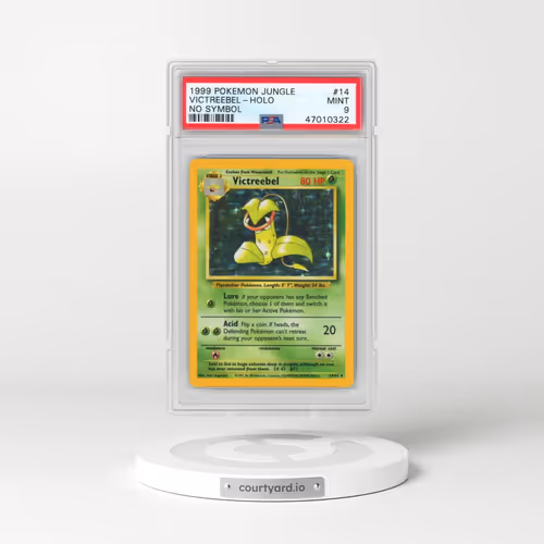 1999 Pokémon Jungle #14 Victreebel - Holo No Symbol (PSA 9 MINT)