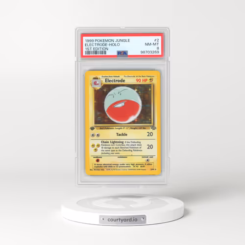 1999 Pokémon Jungle #2 Electrode - 1st Edition Holo (PSA 8 NM-MT)