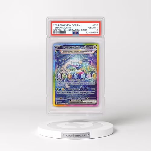 2024 Pokémon Scr EN-Stellar Crown #170 Terapagos EX - Holo Special Illustration Rare (PSA 10 GEM MINT)