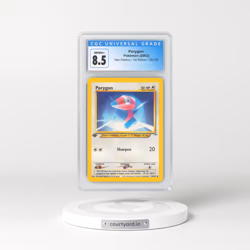 2002 Neo Destiny #78 Porygon - 1st Edition (CGC 8.5 NM-MT+)