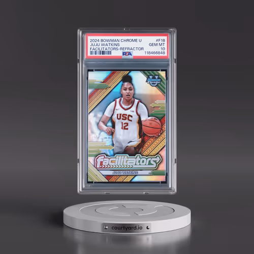 2024 Bowman Chrome University Facilitators #F18 Juju Watkins - Refractor (PSA 10 GEM MINT)