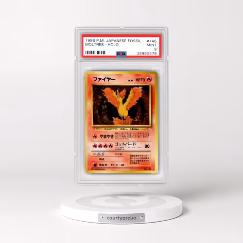 1997 Pokémon Fossil #146 Moltres - Holo (PSA 9 MINT)