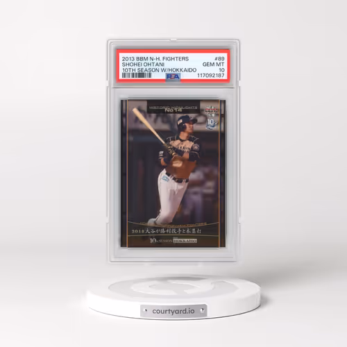 2013 BBM Fighters 10th Season With Hokkaido #89 Shohei Ohtani (PSA 10 GEM MINT)