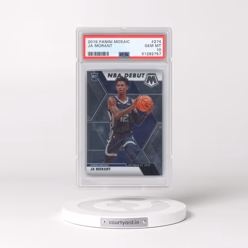 2019 Panini Mosaic #274 Ja Morant (PSA 10 GEM MINT)