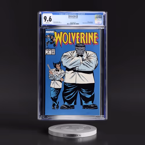 Wolverine #8 CGC 9.6 White Pages (Marvel Comics, 6/89)