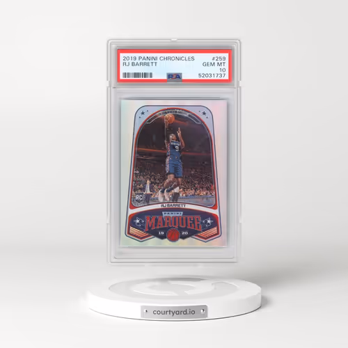 2019 Panini Chronicles #259 RJ Barrett (PSA 10 GEM MINT)