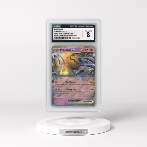2023 Black Star Promos - Scarlet & Violet SVP EN #004 Mimikyu ex - Mimikyu ex Box / Showcase (CGC 8