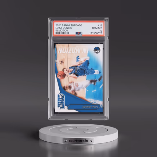 2018 Panini Threads in Motion #15 Luka Doncic (PSA 10 GEM MINT)