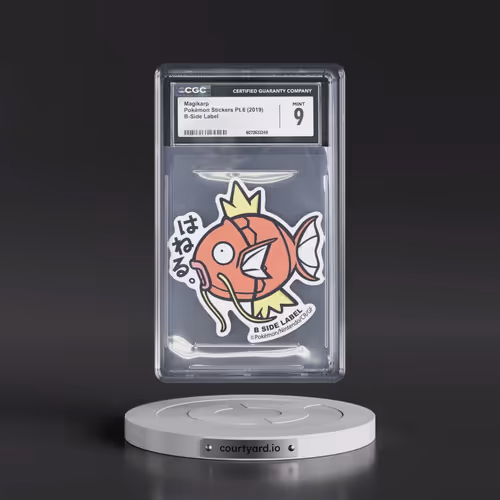 2019 Pokémon Stickers Pt.6 (2019 B-Side Label) - Japanese Magikarp (CGC 9 MINT)