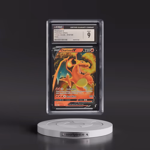 2023 Crown Zenith #018/159 Charizard V - Holo (CGC 9 MINT)
