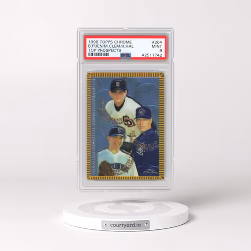 1998 Topps Chrome #264 Brian Fuentes/Matt Clement/Roy Halladay (PSA 9 MINT)