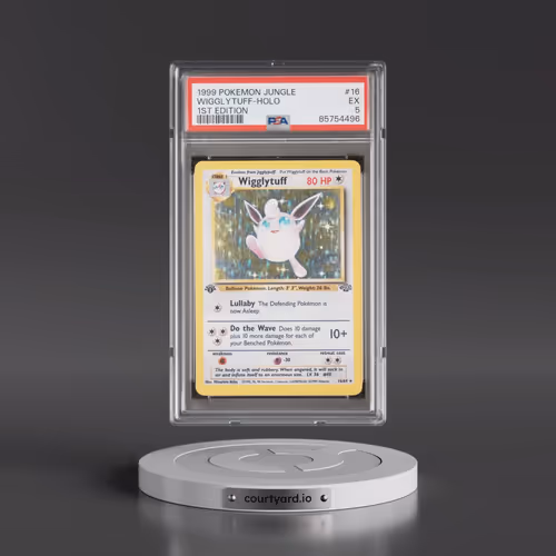 1999 Pokémon Jungle #16 Wigglytuff - 1st Edition Holo (PSA 5 EX)
