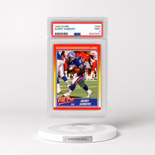 1990 Score #580 Barry Sanders (PSA 9 MINT)