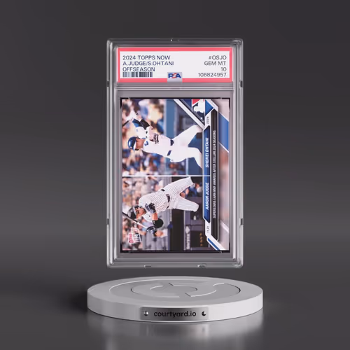 2024 Topps Now Offseason #OSJO Aaron Judge/Shohei Ohtani (PSA 10 GEM MINT)