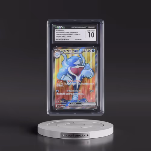 2024 Transformation Mask #116/101 Palafin ex - Super Rare Holo (CGC 10 GEM MINT)