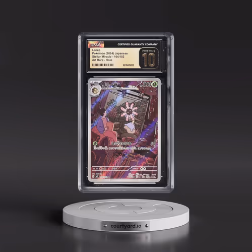 2024 Pokémon SV7-Stellar Miracle #104 Lileep - Art Rare (CGC 10 PRISTINE)
