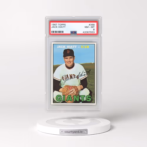 1967 Topps #368 Jack Hiatt (PSA 8 NM-MT)