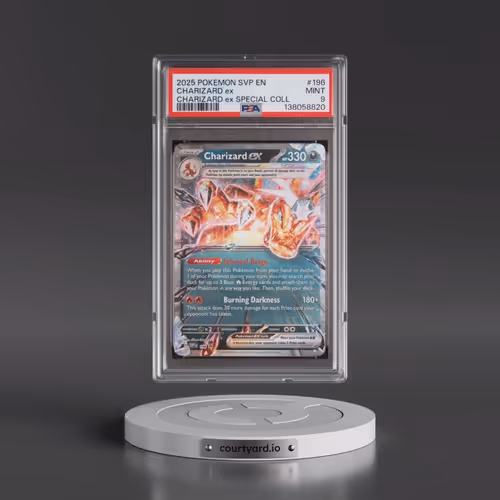 2025 Pokémon Svp EN-SV Black Star Promo #196 Charizard EX - Holo Charizard EX Special Collection (PS