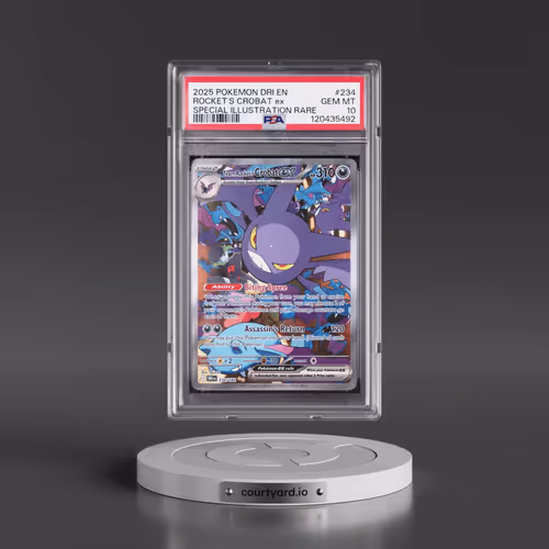 2025 Pokémon Dri EN-Destined Rivals #234 Team Rocket's Crobat EX - Holo Special Illustration Rare (P