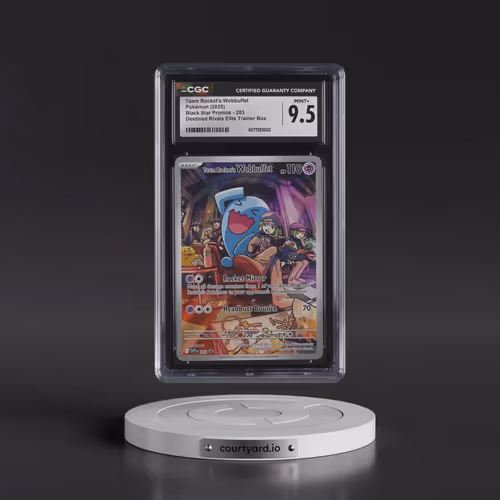 2025 Pokémon Svp EN-SV Black Star Promo #203 Team Rocket's Wobbuffet - Destined Rivals Elite Trainer