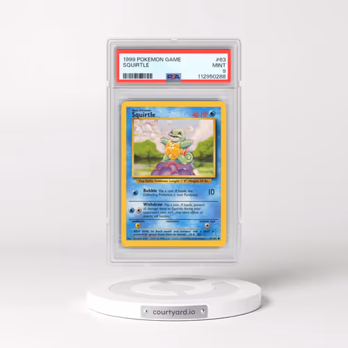 1999 Pokémon Game #63 Squirtle (PSA 9 MINT)
